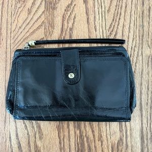 HOBO Black Leather Wallet/ Wristlet